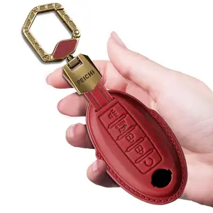 Key Fob Cover Compatible with Altima Pathfinder Armada Murano Maxima Rogue Sentra Infinity Smart Key Remote Car Key Protector Car Key Accessory