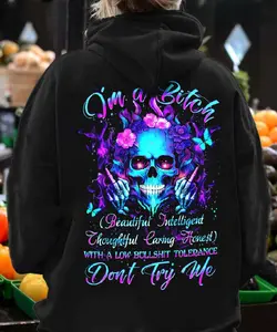 I'M A Btch DON'T TRY ME ALL OVER Tshirt, Hoodie, Sweatshirt, Aesthetic Tatoo Outfits, Streetwear Style, Retro Vintage Y2k Men Graphic Tees