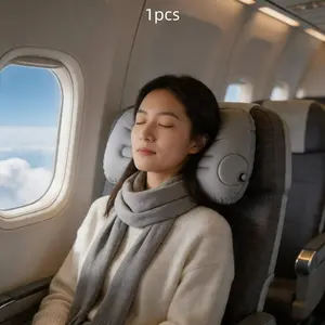 1 Piece Inflatable Pillow, Portable Outdoor Travel Pillow, Waist Cushion, Neck Support Pillow, Square Inflatable Pillow, Nap Pillow