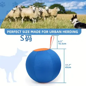 Dog Toy Inflatable Ball, Full Set Of Dog Balls, Golden Retriever Bite Prevention Ball, Boredom Relief, Teaser Pet Training Ball, Dog Ball Dog Toy, Cow And Dog Wrangler Ball, Australian Shepherd Wrangler Ball (S Size 17.7 Inches, M Size 21.7 Inches)