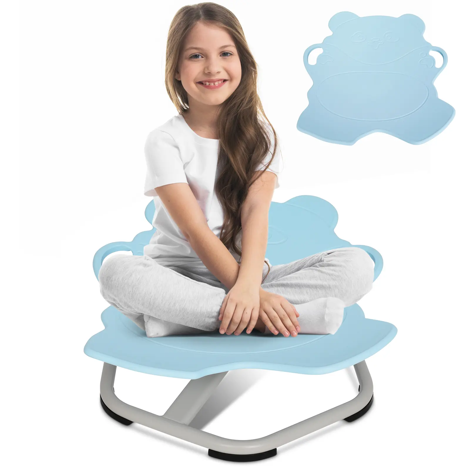 Panda Swivel Chair,Blue