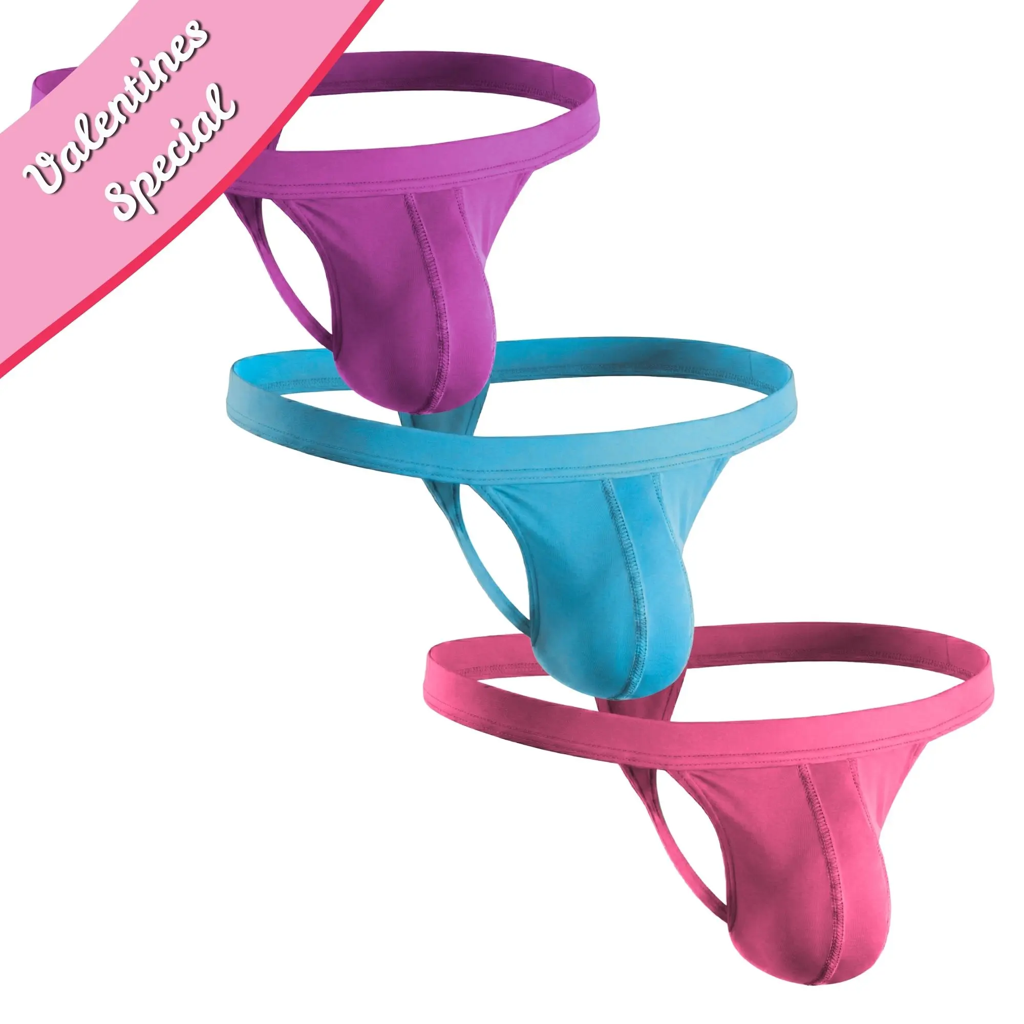 Modal 3 Pack - Light Red/Mulberry/Sky Blue