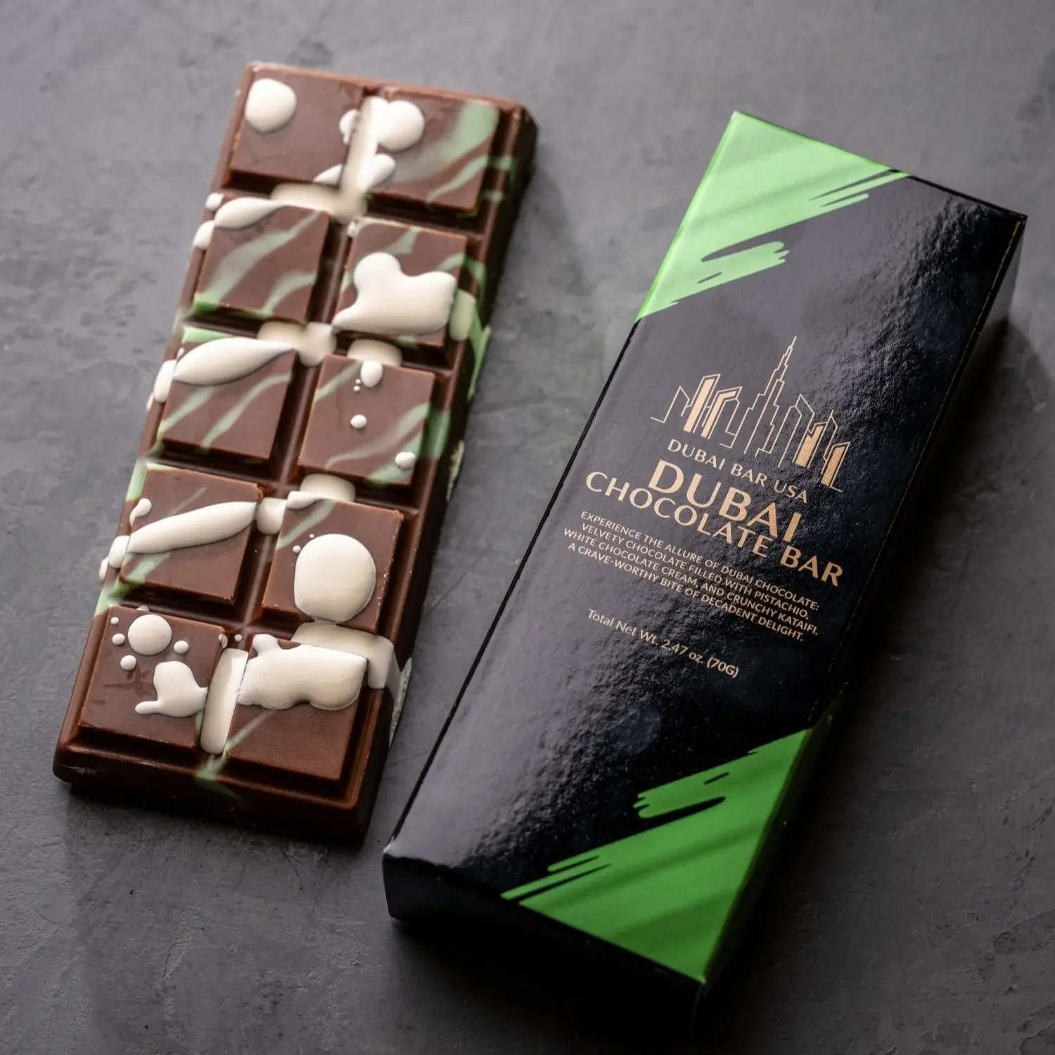 Dubai Chocolate Bar - Pistachio