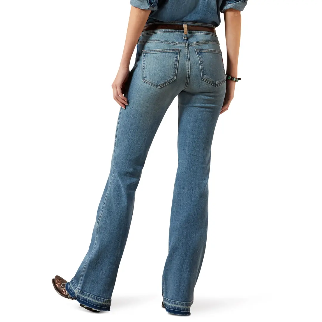 Ariat Ladies Perfect Rise Americana Jacksonville Wash Slim Trouser Jeans 10079187