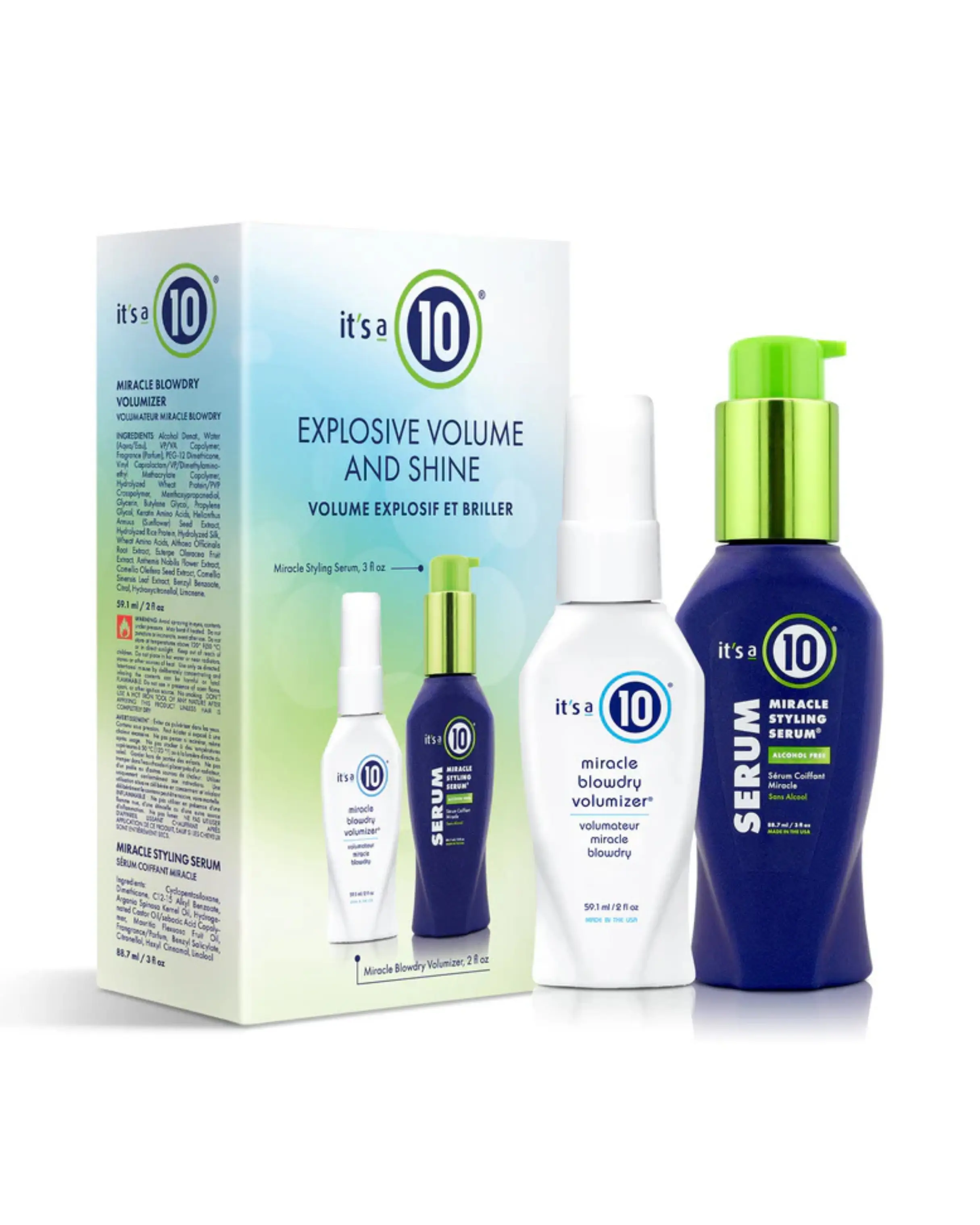 It's a 10 Haircare Miracle Volume-and-Shine Shampoo & Conditioner Kit, Beauty & Personal Care Haircare Styling Set