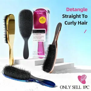 Ultimate Detangler Brush for Wet & Dry Hair, Eliminates Knots & Reduces Breakage for Straight to Wavy Hair Types, Hair Detangling Comb, Detangling Hairbrush, Hair Care Tool