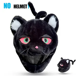 Plush Animal Helmet Cover, Unique and Humorous Design, Anti-Friction Protection, Fun and Stylish Accessory for Helmets