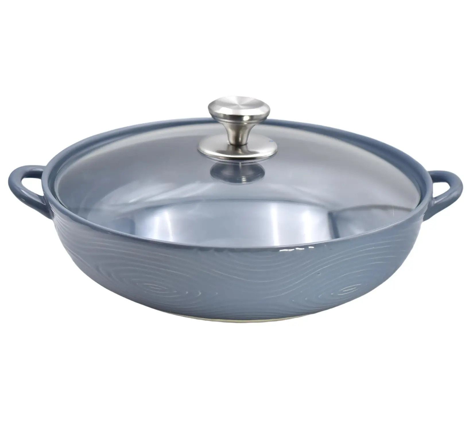 Temp-tations Woodland 4-qt Shallow Baker with Glass Lid