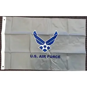 United States Air Force Wing Double Sided Nylon Embroidered 2x3 Foot Flag Banner