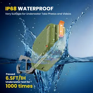 IP68 Waterproof AirPods Pro 3 Case Full Body Shockproof Drop-Proof Secure Lock for AirPods 4