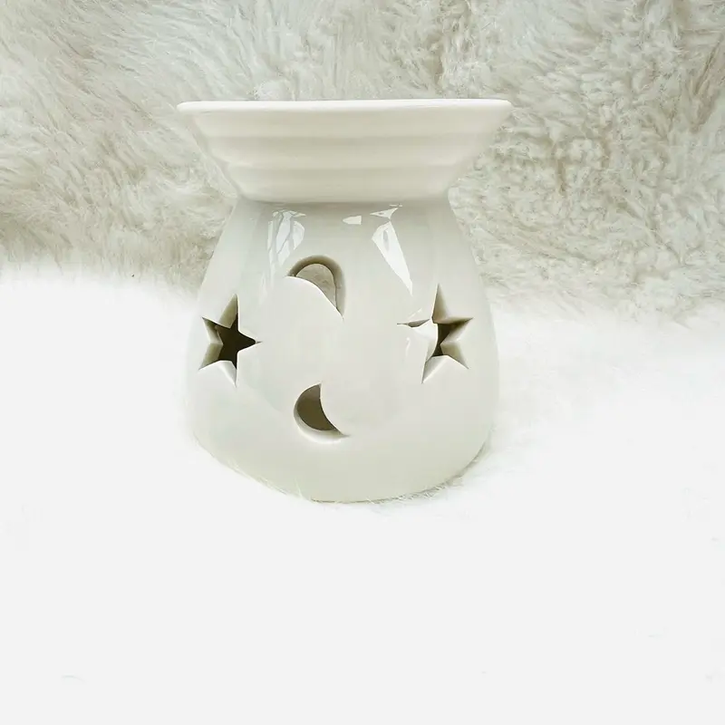 Celstars Wax Melt Warmer - 3.5x3 in Ombre Star-Celestial Motif Compact Home Fragrance Decor, Aroma Scented Freshener Burner for Room Scent