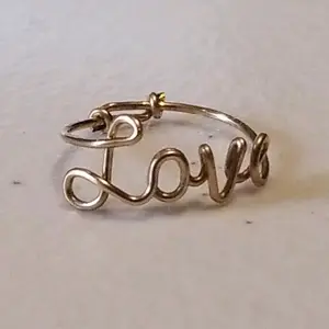 Handmade Wire Love Ring