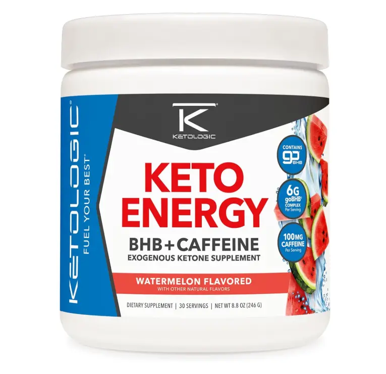 KetoLogic - KetoEnergy BHB Exogenous Ketones + Caffeine - Preworkout Drink with Electrolytes KetoLogic - KetoEnergy BHB Exogenous Ketones + Caffeine - Preworkout Drink with Electrolytes