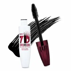 Waterproof Mascara 24H Long Lasting, 7D Volumizing Lengthening Curling Mascara, Smudge Resistant