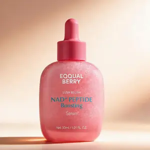 Meet EQQUALBERRY NAD+ Peptide Boosting Smoothie Serum, a must-have Korean anti-aging pick. With 5 ceramides and vegan collagen, it targets wrinkles, firms skin, and delivers a bright, natural glow. 1.01oz/30ml.