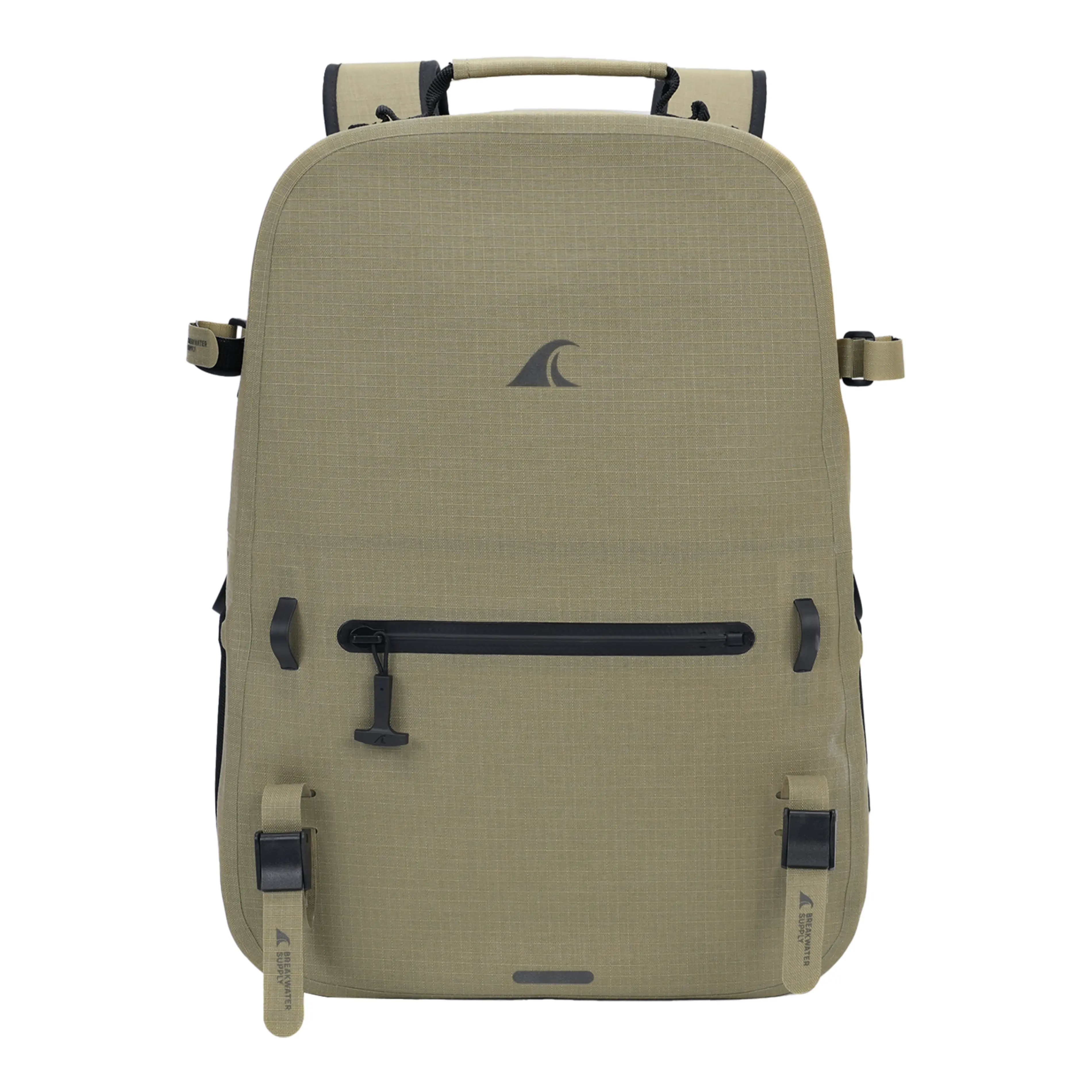 Breakwater Supply River Ute Waterproof IP68 Submersible Hunting/Fishing/Hiking Backpack with Padded Hip Belt, Airtight Zippers, Laptop Storage (20L)
