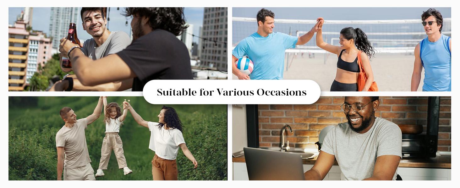 Dokotoo Men's Short Sets 2 Piece Outfits Summer Sports Breathable Casual T Shirts and Shorts Tracksuit Sets with Pockets