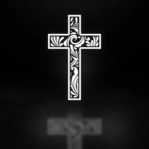 Western Cross Vinyl Decal Western Cross Vinyl Decal