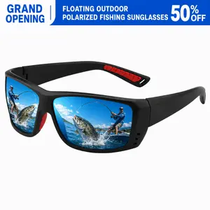 Floating Polarized Fishing Sunglasses, Anti-Glare Lightweight Sports Shades for Fishing & Boating