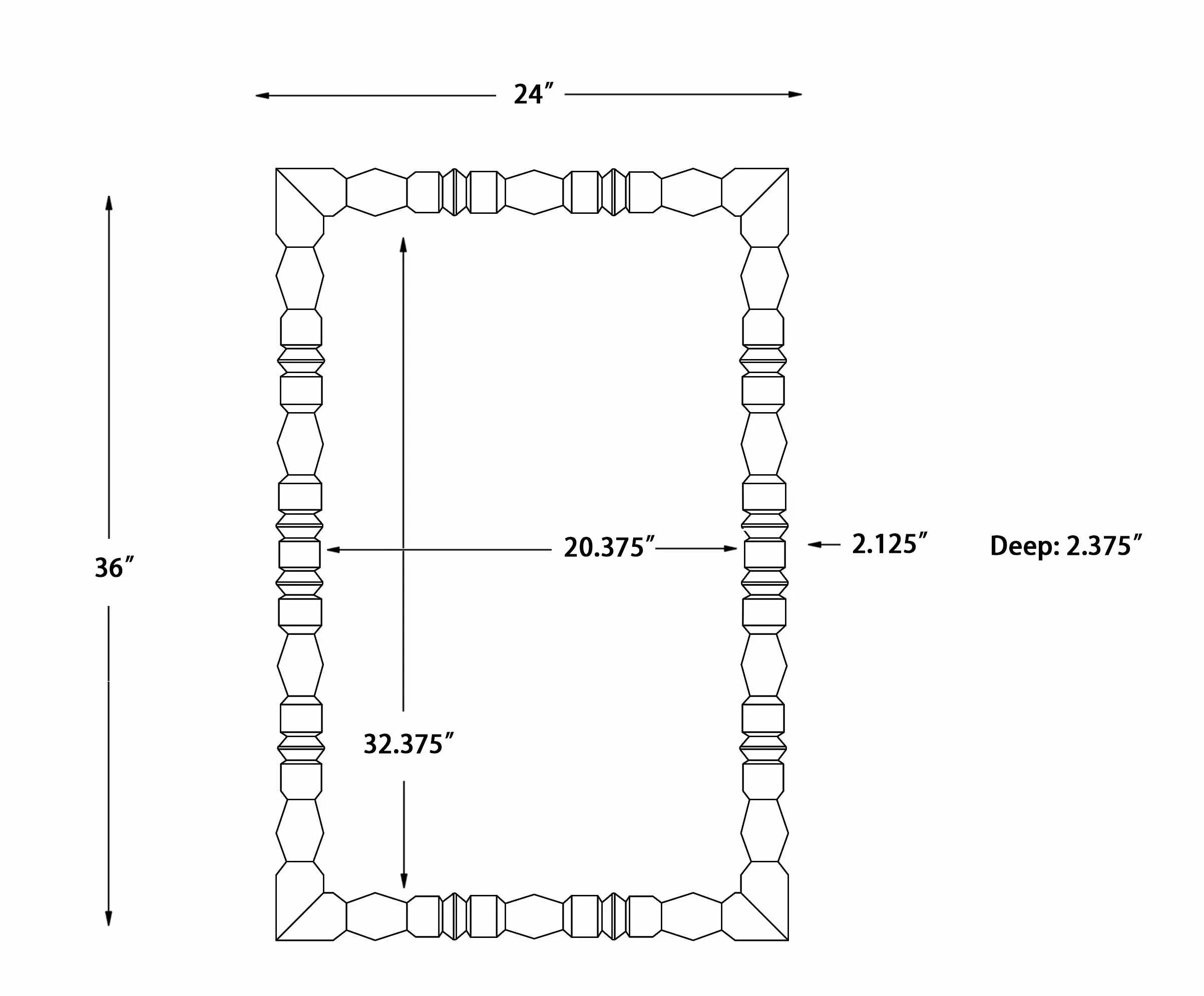 Colturano Accent Mirror