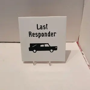 Last Responder Ceramic Tile Coaster Tableware Customized