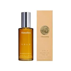 Monastery - Gold Face Moisturizer - 2.03 fl oz (60ml) with Rare Sandalwood Nut Oil - Calming & Repairing for Irritated, Dry, Red, or Puffy Skin
