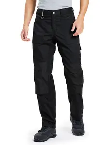 #Summervibes DURAWERK Men's Work Pants, Carpenter Pants with Reinforced Knee Pad Pockets, Durable Cargo Pants