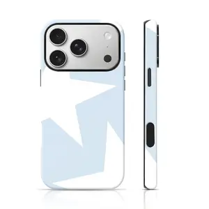 Soft Blue Star Pattern Design Mobile Phone Case Drop Proof for iPhone 17 Pro Max/16 Pro Max /15Pro Max 15/14/13/12 & Samsung S26 /S25Ultra Unique Phone Case
