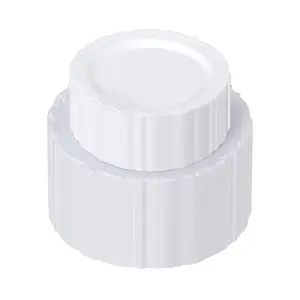 Plastic Disposable Plates 100 Pcs White Plastic Plates Heavy Duty Dinner DessertVEVOR Super Brand Day