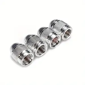 4PCS Universal Aluminum Tire Valves Caps, Dust Cap Stem Cover Stem Caps For Car Truck Bike Decorations Accessories