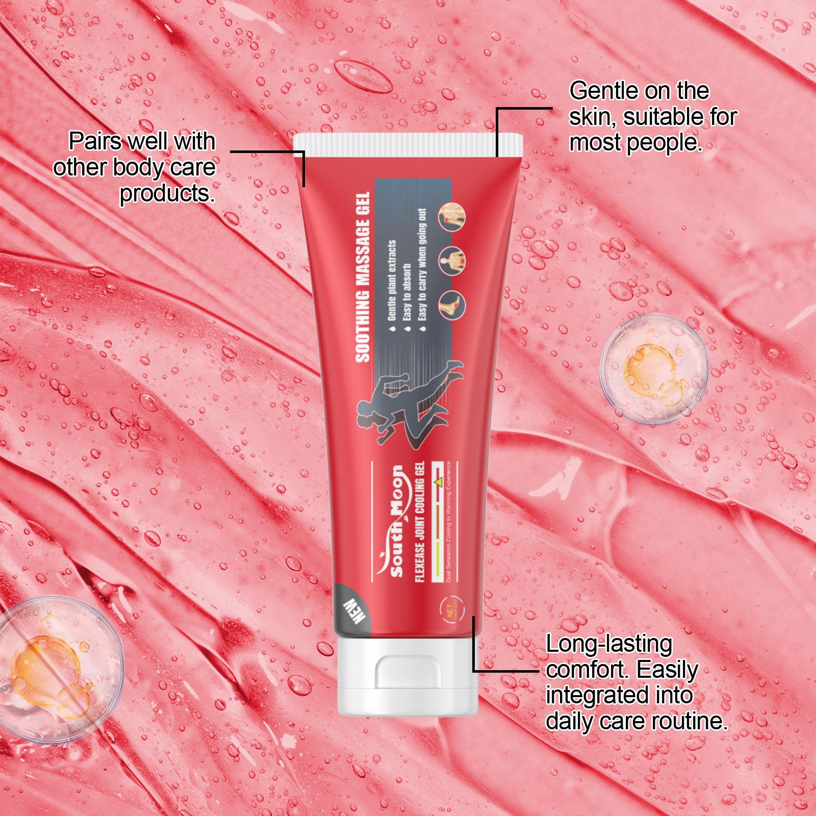 Joint Soothing Massage Gel Cream, A Fast Acting and Soothing Massage Cream Suitable For Muscles In The Knees, Lower Back, Neck, Hands, and Feet