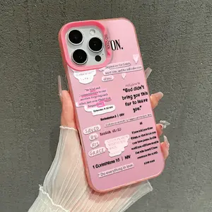 Original Phone Cover for iPhone 17 Pro Max 16 15 Plus 14 13 12 11 XS XR Jesus is My Quote Anti-Fall Scratch-Resistant Shockproof TPU Softcase