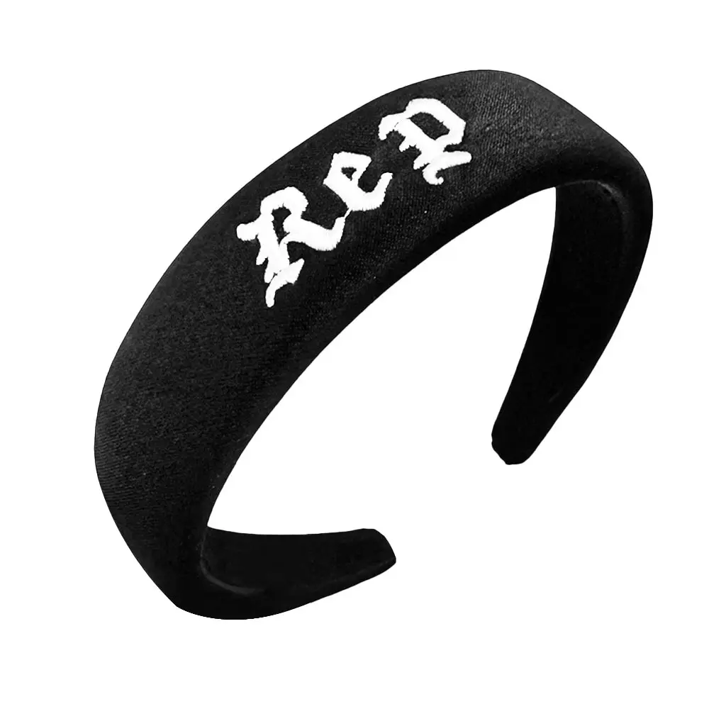 Women's Non-Slip Fashion Headband 1 Inch Wide - Cute Elastic Hair Bands for Girls - Pop Singer's Fan Fashion Hair Accessories