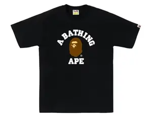 BAPE By Bathing Ape College Tee (SS24) Black Brown