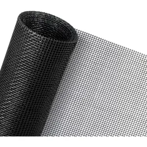 48" x 106" Adjustable Window Screens, DIY Custom Fiberglass Screen Mesh, Window Screen Replacement for Windows Doors and Patio Screens,  Pet Screen (Black, 39" x 106")