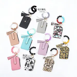 GGIRL Boho Beaded Keychain with Tassels – Handmade Stylish Keychain for Bags, Purses, & Car Accessories, Trendy Gift for Women