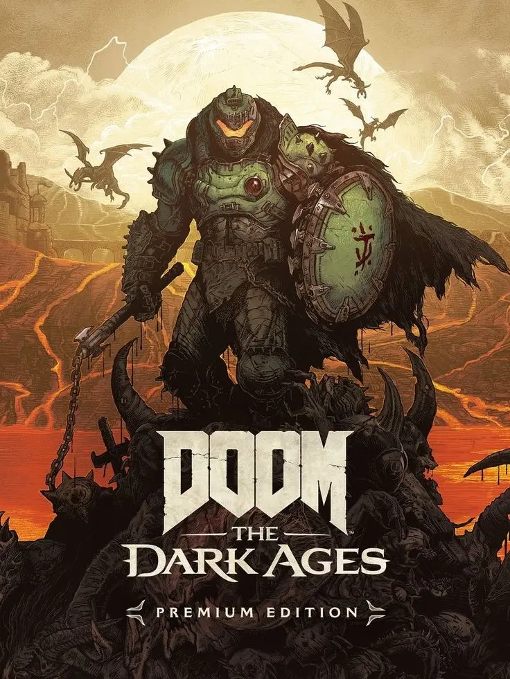 [Sale up to 45%] Doom The Dark Ages Video Game Poster Room Wall Art Print Gift  Print Poster,  Wall Art Wall Prints  Home Decor [No Frame] Photo Decoration