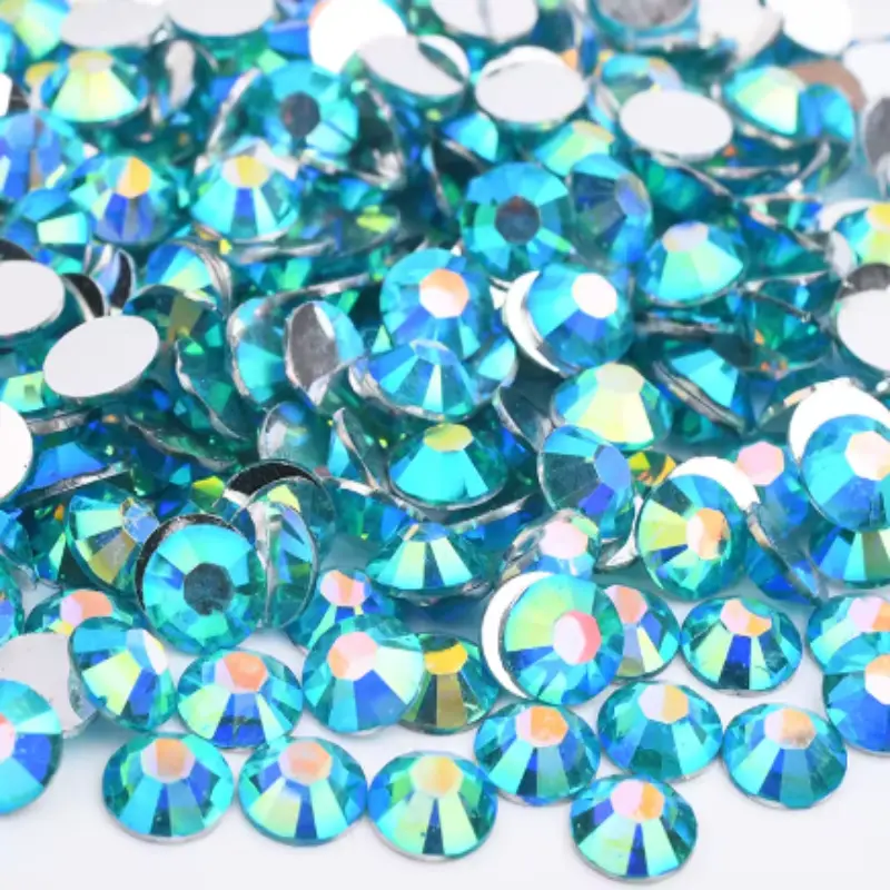 Blue Zircon AB Resin Rhinestones Blue Zircon AB Resin Rhinestones