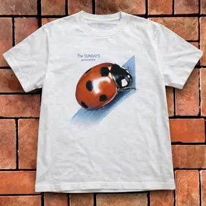 The Sundays “Summertime” Ladybug Graphic Baby Tee – Retro Cute Aesthetic Top