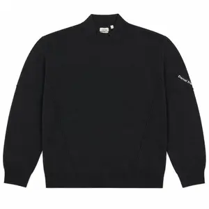 Chill Thread Women's Full Sleeve Mock Neck Pullover Sweater in Soft Technical Knit