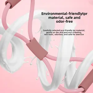 Figure 8 Resistance Band Back Training Yoga Pull Rope Elastic Tube Chest Expander Fitness Workout Shoulder Arm Toning Equipment for Women