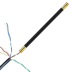 Network Cable Untwist Tool, Dual Headed Looser Engineer Twisted Wire Separators for CAT5 CAT5e CAT6 CAT7 and Telephone (Black, 1 Piece)