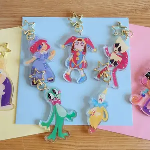 Digital Circus Inspired Acrylic Keychain, The Last Act Keychains, TADC finale merch, digital circus 2026
