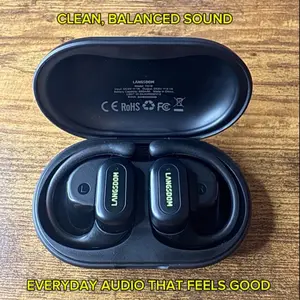 Mini Sport Earhook Wireless Earbuds | ENC Noise Cancelling | 40H Battery Life | Secure Fit for Workouts & Daily Use