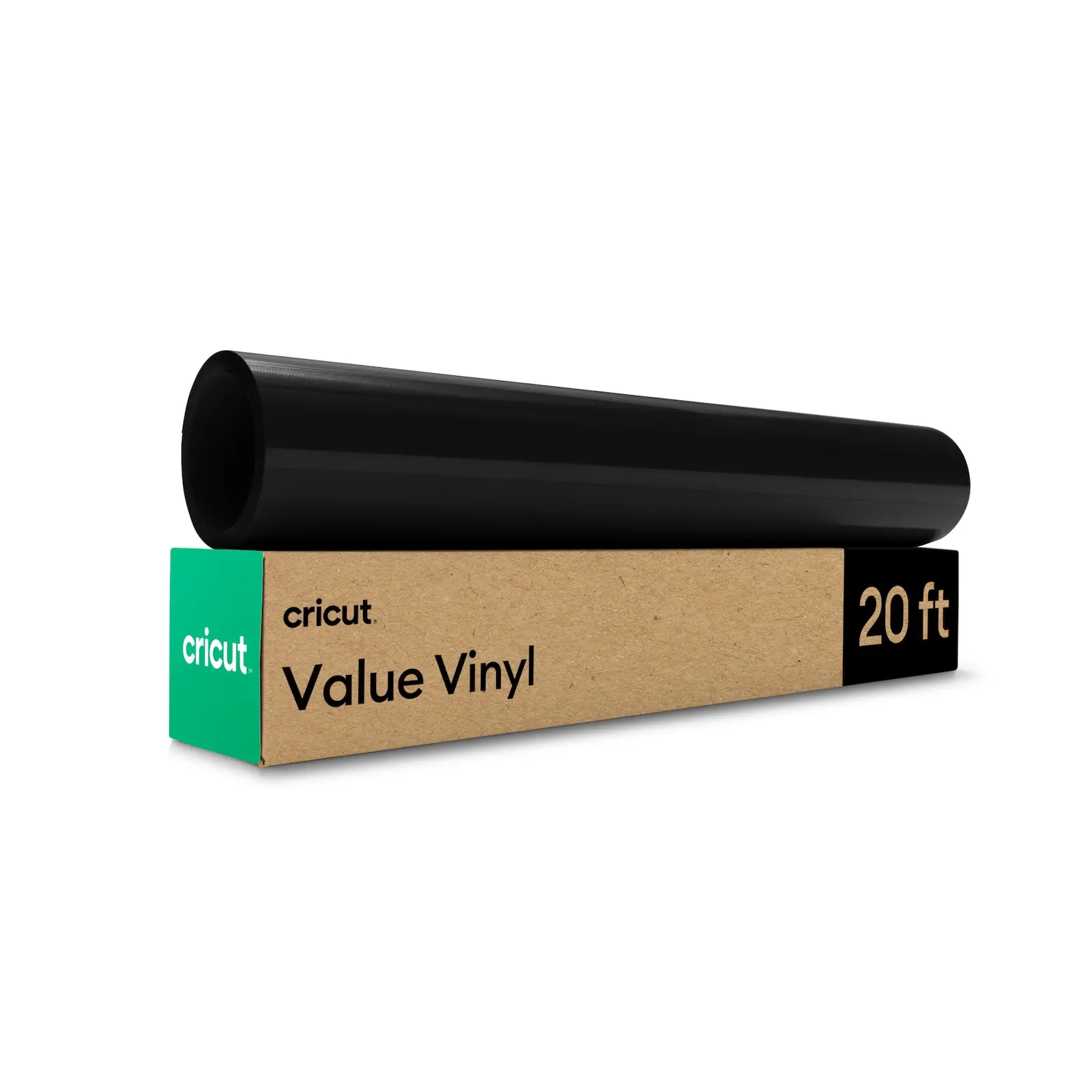 Cricut Glossy Value Vinyl Roll, Permanent, 12 in x 20 ft, 1 Count