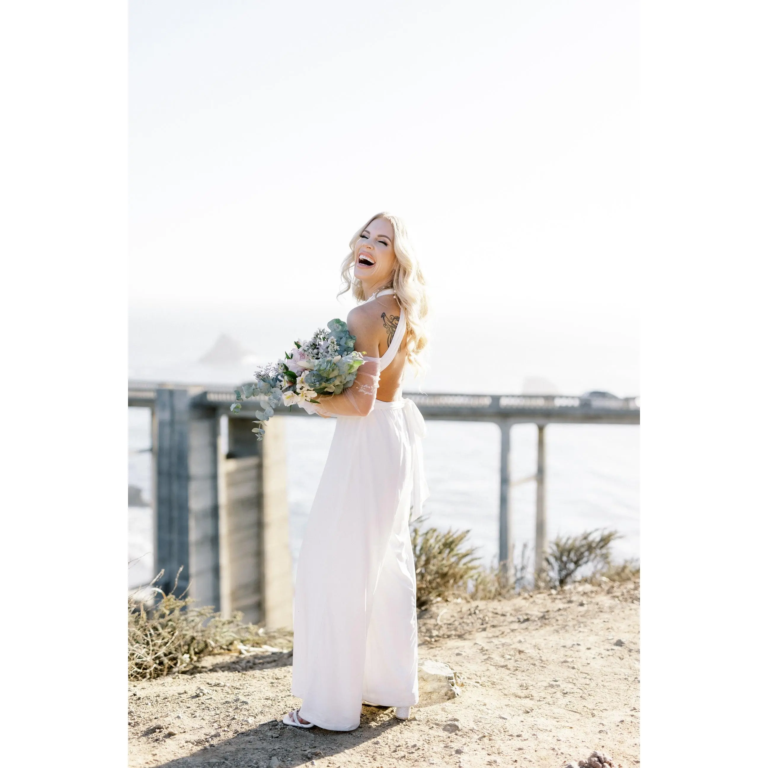 Tulle Fingerless Bridal Glove Set with Embroidered Last Name