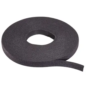 3/4" 50' Black Velcro Style Rip Tie