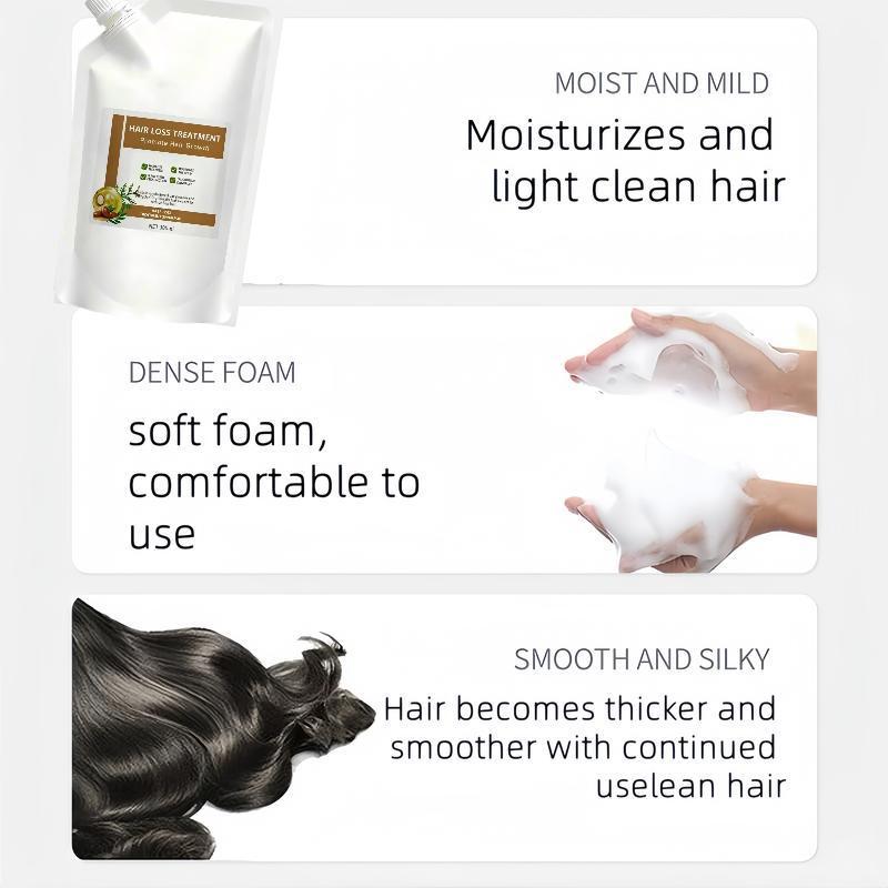 【Buy 1 Get 1 Free】Anti-Hair Fall Hair Loss Treatment Shampoo Oil Control Anti dandruff Haircare Ginseng Ginger Help Hair Growth Jojoba Oat Repair Reduce Hair Loss Scalp Cleanser Conditioner300ML