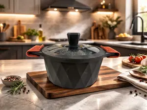 Dream Home Collection Black Diamond 2.4-Quart Casserole Pot