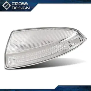 CROSSDESIGN Fit For Mercedes W204 C250 C300 C350 Door Mirror Turn Signal Amber Light Left
